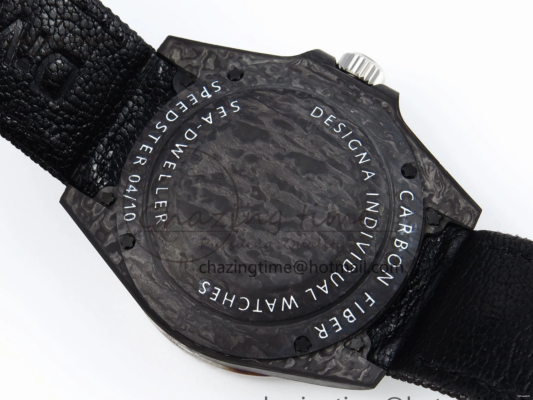 on Graffiti Nylon Best Black Carbon Strap A2824 DIWF Dweller Sea 43mm Edition Dial 0415